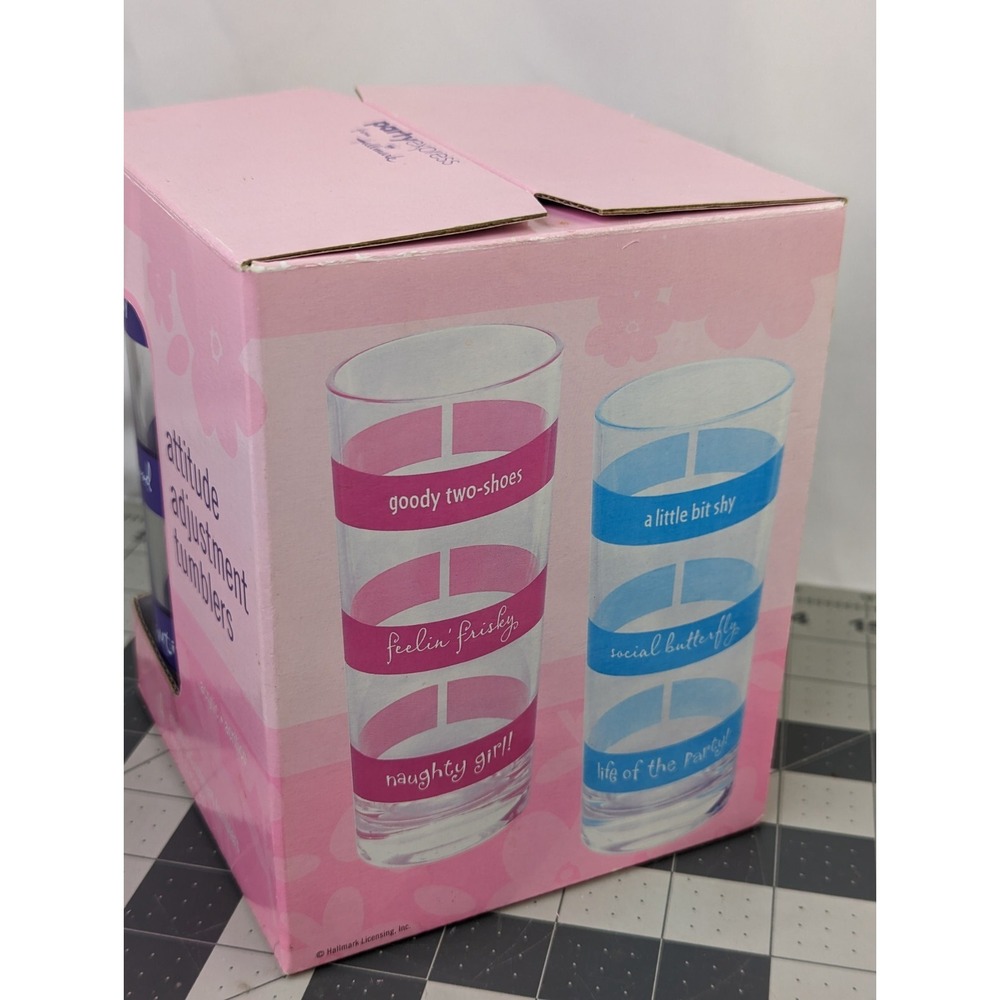 Hallmark Attitude Adjustment Tumblers Acrylic Cups Humor‎